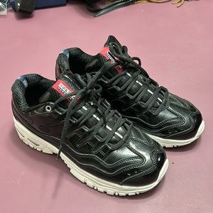 Skechers! Patten leather sport tennies! Super cute !
